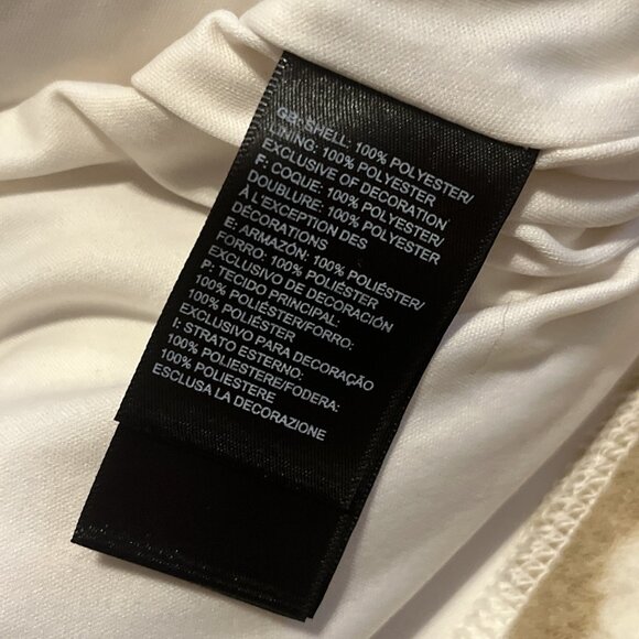 Women's The North Face Jacket SZ Large Printed Ridge Fleece Tan Full Zip Logo - Picture 7 of 11